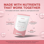Multi-Type Collagen Powder (Watermelon) – Types I, II, III, V & X for Skin, Hair, Nail & Joint Support – Multi Collagen Supplement With Biotin, Vitamin C & Hyaluronic Acid – Grass-Fed, Non-GMO