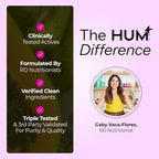 HUM Calm Ashwagandha Gummies for Women and Men, L-Theanine Ashwagandha Supplements for Daily Relaxation & Clarity Support, Vegan Fast Acting Gummy Formula, Mixed Berry Flavor, 60 Gummies