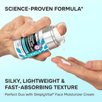 SimplyVital Collagen, Retinol & Hyaluronic Acid Serum - Anti-Aging Moisturizer for Face, Neck & Décolleté - Made in USA, Deep Moisturizing Skin Care Complex - Hydrating Facial Serum for Women, 1 fl.oz