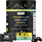 Best Naturtals Shilajit Gummies from Himalayan - 60 ct - Made with Ashwagandha, Black Musli, and Gokshura