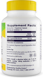 Healthy Origins Eggshell Membrane 500 mg (NEM, Non-GMO, Gluten Free, Joint Support), 30 Veggie Caps