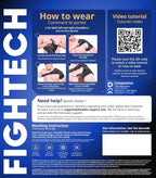 Shoulder Brace - Support & Injury Prevention Brace- Joint Pain Releaser- Shoulder Compression Wrap Strap - Adjustable Injury Accessories for Shoulders - Premium Quality Strap by FIGHTECH (Pink, S-M)