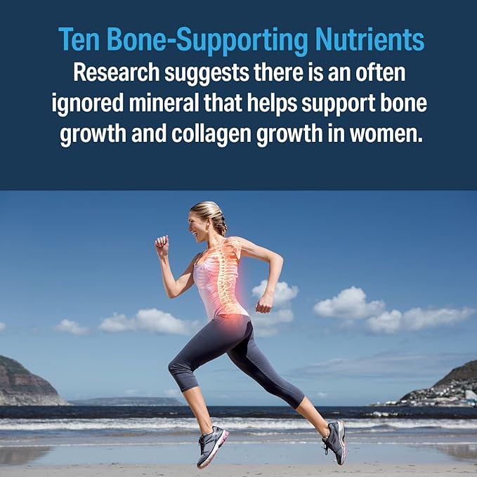 Advanced Bionutritionals – Ultimate Bone Support Supplement, Strontium, Silica, Vitamin K2 and D3, Support Bone Health, Bone Strength, Non GMO, Gluten Free, Dairy Free, Soy Free, Vegan (60 Tablets)