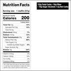 Quest Nutrition Chocolate Chip Muffin, 10g Protein, 2g Net Carb, Less than 1g Sugar, Protein Snack, 8 Count