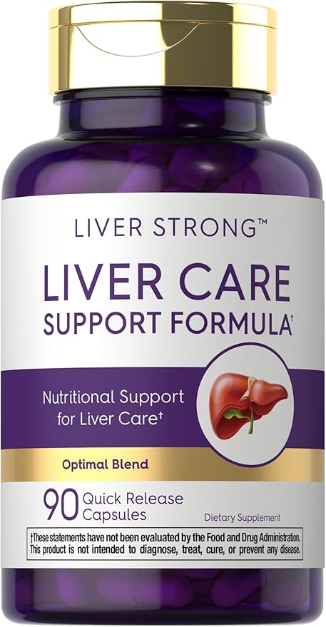 Carlyle Liver Support Supplement for Men and Women | 90 Capsules | Complex Blend with Milk Thistle, NAC, Dandelion Root Extract | Non-GMO and Gluten Free