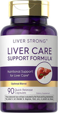Carlyle Liver Support Supplement for Men and Women | 90 Capsules | Complex Blend with Milk Thistle, NAC, Dandelion Root Extract | Non-GMO and Gluten Free