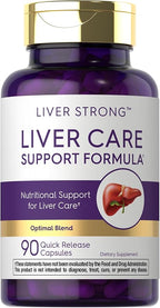 Carlyle Liver Support Supplement for Men and Women | 90 Capsules | Complex Blend with Milk Thistle, NAC, Dandelion Root Extract | Non-GMO and Gluten Free