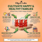 Tall Gummies for Kids Age 2+ & Teens- Tall Gummies with Calcium, Vitamin D3 + K2, Zinc, Magnesium, L-Arginine, Vitamin C for Teen Boys & Girls- Strawberry Flavour 60 Gummies