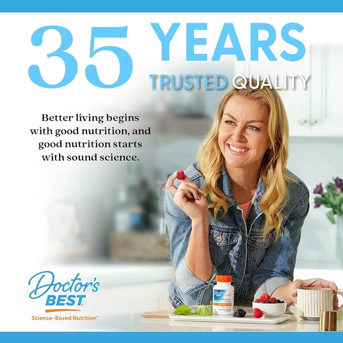 Doctor's Best Collagen Peptides Types 1 & 3 - Collagen Supplement for Women & Men, Supports Hair, Skin, Nails, & Joint Health, Includes 30 mg Vitamin C & 3 g Protein Per Serving, Non GMO - 180 Tablets