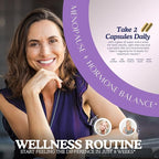 11-in-1 Hormonal Balance, Relief for Menopause Symptoms, Helps Reduce Hot Flashes, Night Sweats, and Mood Swings, Clinically Proven Ingredients, Natural PMS Support, Made in USA, 3rd Party-Tested