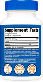 Nutricost Melatonin 3mg, 240 Tablets - 3mg Per Serving, Non-GMO, Gluten Free