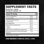 Jacked Factory Androsurge Estrogen Blocker for Men - Natural Vitality Booster for Men & Estrogen Metabolizer with Tongkat Ali, DIM, Rhodiola & More - 120 Count