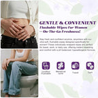 Feminine Wipes Individually Wrapped, Flushable Wipes Travel,Feminine Care Vaginal Wipes for Adult,Women, Girl and Homeless (Pack of 100,Lavender)
