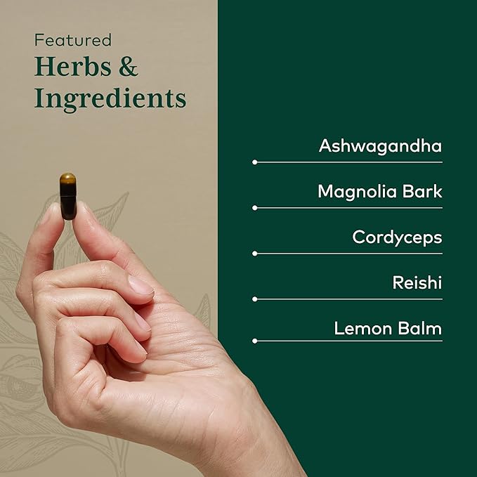 Gaia Herbs Pro Nighttime HPA - Restorative & Healthy Sleep Support Supplement* - Relaxation Support Supplement* with Ashwagandha Root Extract & Cordyceps Mushroom - 120 Liquid Phyto-Caps (60 Servings)