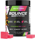 Bounce Pro Creatine Monohydrate Gummies for Men & Women, Low Calorie, 6G of Creatine per Serving, Vegan, Anti-Melting, Gluten-Free, Non-GMO (51 Count (Pack of 1), Strawberry Kiwi)