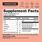 Perfect Keto Collagen Peptides Protein Powder with MCT Oil, Hydrolyzed Collagen, Type I & III Supplement, Gluten Free Grass Fed, Low Carb, Keto Coffee Creamer, Collagen for Women & Men, Cinnamon Toast