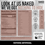 NAKED Shake - Chocolate Protein Powder - Plant Based Protein Shake with Mct Oil, NSF Certified, Gluten-Free, Soy-Free, No Gmos Or Artificial Sweeteners - 30 Servings