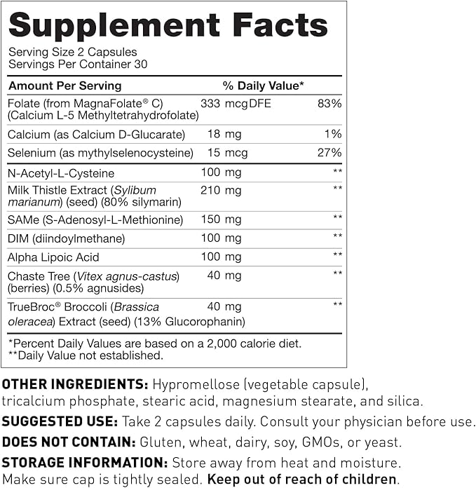 Amy Myers MD EstroProtect - Supplement Supports Healthy Estrogen Balance & PMS - Supplement for Women - Aids Against Menopause Symptoms - 60 Capsules (30 Servings)