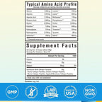 Terranics Multi Collagen Peptides Powder, 1lb, 20g Per Serving, Hydrolyzed Collagen Type I II III V X, Bovine Marine Chicken & Eggshell, No Sugar, Keto, Beauty & Movements Support, Unflavored, 16oz