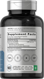 Horbäach Hyaluronic Acid with MSM | 1000 mg | 120 Capsules | Non-GMO and Gluten Free Supplement | Bioavailable Formula