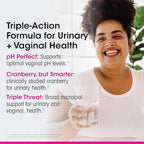 vH essentials Probiotics with Prebiotics and Cranberry Feminine Health Supplement - 60 Capsules