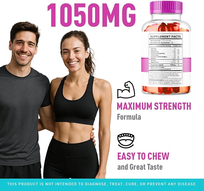 (2 Pack) Revitalyn Gummies - Revitalyn Apple Cider Vinegar Daily Formula for Skin Health, RevitalynAppleCider Gummy Premium Support Healthy All Natural Advanced Formula, 120 Gummies for 2 Months