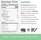 Sprout Living, Epic Protein, Plant Based Protein & Superfoods Powder, Real Sport | 24 Grams Organic Protein Powder, Recovery, Vegan, Non Dairy, Non-GMO, Gluten Free, Low Sugar (1 Pound, 12 Servings)