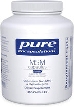 Pure Encapsulations MSM Capsules | Sulfur Supplement to Support Joints, Immune System, Connective Tissue, and Respiratory Health* | 360 Capsules
