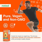 Metavo Advanced Weight Support – Natural Diet Supplements with Essential Nutrients for Promoting Wellness, Enriched with Avocados, Green Tea, Chromium & Green Coffee, 90 Easy-to-Swallow Diet Pills