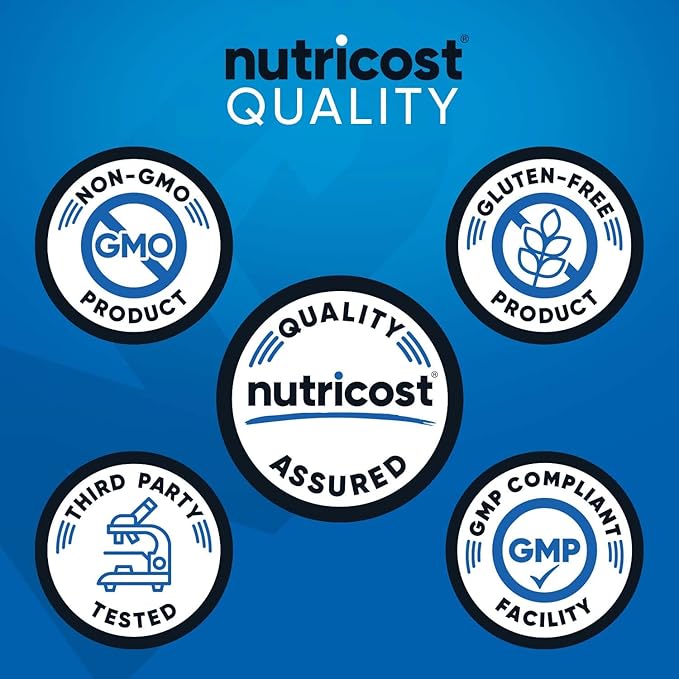 Nutricost HMB (Beta-Hydroxy Beta-Methylbutyrate) 1000mg (240 Capsules) - 500mg Per Capsule, 120 Servings - Gluten Free and Non-GMO (Pack of 2)