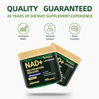 NAD+ Supplement with, Nicotinamide Riboside & Resveratrol 900mg – Anti-Aging Support for Women & Men, NMN Alternative, Vegan Non-GMO - 100 Capsules