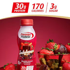 Premier Protein Shake INDULGENCE,Chocolate Covered Strawberry,30g Protein,170 Calories,3g Sugar,11.5 fl oz (Packaging May Vary),(Pack of 24)