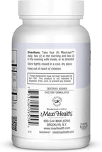 Maxi Health Calcium 1000 mg Supplement with Vitamin D3 (1000 IU) and Magnesium (500 mg) - Bone, Teeth and Joint Support for Men and Women - 90 Capsules