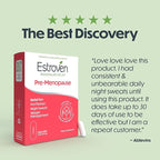Estroven Pre-Menopause Relief, 30 Ct., Clinically Proven Ingredients, Provides Menopause Relief plus Night Sweats & Hot Flash Relief, Drug-Free or Estrogen Free