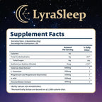 LyraSleep - Natural Sleep Gummies | Fall Asleep Gently in 30 Minutes - Help You Enjoy Restful Sleep 60 Count