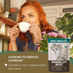 Dandelion Root Tea Loose (16 oz.) – Organic Dandelion Root Herb - Te de Diente de Leon Organico Natural - Liver Cleanse, Digestion, Liver Detox