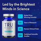 TRU NIAGEN PRO NAD Supplement for Brain Function, Anti Aging, Cell Regeneration | Patented Niagen | Supports Cellular Energy | Nicotinamide Riboside (NR) | 30-1000mg Servings (2x500mg, Take 2 Daily)