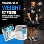 Evlution Nutrition Creatine 5000 - Supports Faster Recovery, Lean Muscle Growth & Performance - Pre & Post Workout Powder - 5000mg Pure Creatine Monohydrate Per Serving - 40 Servings - Blue Raz