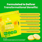 Day One Electrogummies - 60pcs. of Yuzu Citrus Flavored Electrolyte Gummies for Hydration and Recovery - Packed with Essential Electrolytes Ideal for Workouts, Running, Hiking and More