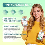 Dulave Gut Health & Spirulina Chlorella Bundle – Probiotics, Digestive Enzymes & Greens – Supports Digestion, Energy, Immune Health – Non-GMO(1 Set)