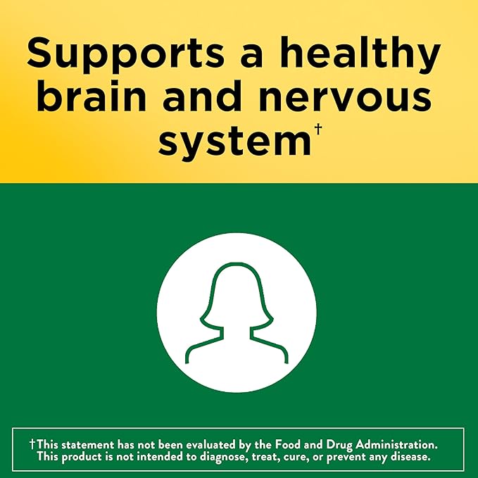 Nature Made Folic Acid 400 mcg (665 mcg DFE) Dietary Supplement for Nervous System Function, Folic Acid Supplements for Women and Men, 250 Tablets, 250 Day Supply