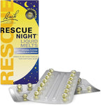 Bach RESCUE SLEEP Liquid Melts, Natural Orange Vanilla Flavor, Natural Sleep Aid, Stress Relief, Homeopathic Flower Essence, Free of Melatonin, Gluten & Sugar, Non-alcohol, Non-Narcotic, 28ct.