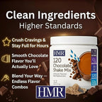 HMR 120 Chocolate Shake Meal Replacement Powder | Chocolate Shake Mix to Support Healthy Weight Loss | 12g of Protein | Nutritional Drink | Low Calorie Food | 12 Servings