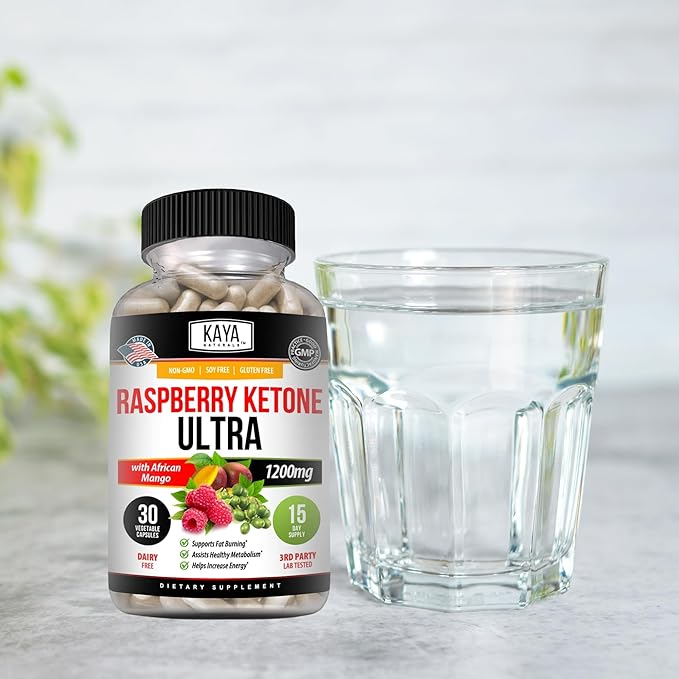 Kaya Naturals Keto Diet Raspberry Ketone - Weight Loss Supplement, Appetite Control, Boost Metabolism - 30 Count…