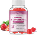 Liposomal Glutathione Gummies 1000mg, High Absorption Glutathione Supplement with Vitamin C, NAC, Milk Thistle for Skin Health, Liver Detox & Immune, Vegan, Sugar Free, Strawberry Flavor, 60 Count