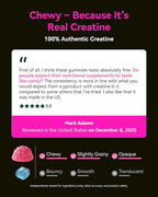 Inner Brightness Creatine Monohydrate Gummies for Women 5000mg - 6-in-1 with Biotin, Zinc, B6, B12 - Sugar-Free Raspberry Creatine Chewables for Muscle, Energy & Skin - 120 Count