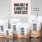 Wipe That Tush On-The-Go Flushable Wipes - 1 Pack of 30 Individually Wrapped Wipes - Fragrance Free - Extra Large & Soft - Hypoallergenic With Aloe & Vitamin E - Septic-Safe