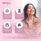 MARYRUTH'S Organic Menstrual Support Gummies for the Relief of Common Symptoms of Premenstrual Syndrome | PMS Support | Premenstrual Mood Support | USDA Organic | Non-GMO | Vegan | 30 Servings