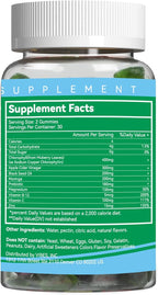 Sugar Free Chlorophyll Gummies, Vitamin B12 Zinc - Natural Deodorant*, Supports Healthy Skin & Body Detox*, Immune & Digestion Support, Chewable Chlorophyll Supplement for Women - 60 Count
