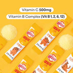 KWANGDONG Vita500 Multivitamin Powder Daily Stick, Improve Strong Immune, & Energy Boost with Vitamin C 500mg, and Vitamin B Complex (180 Sticks of 500mg)